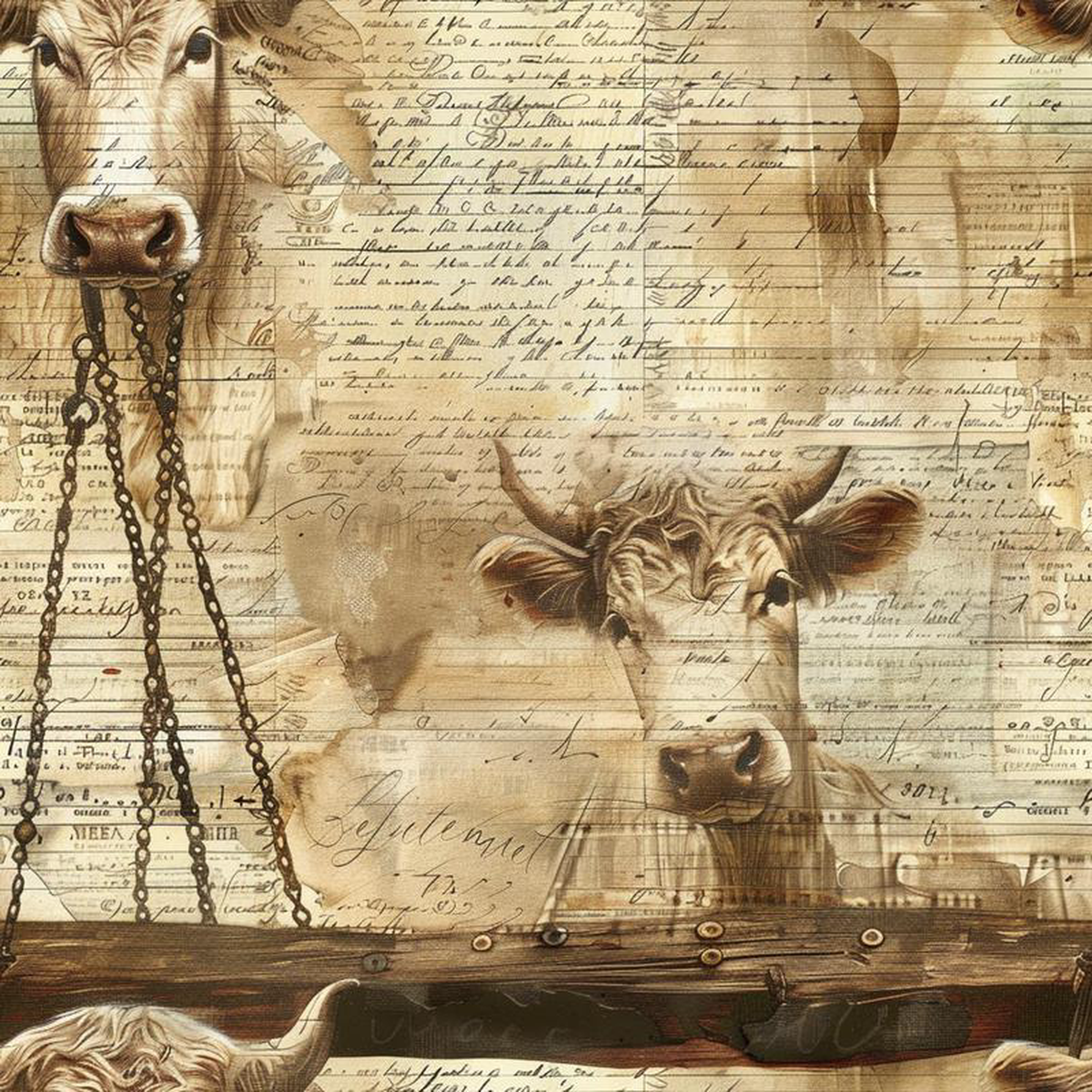 Farm Life Pattern 68 Quilting Cotton Fabric