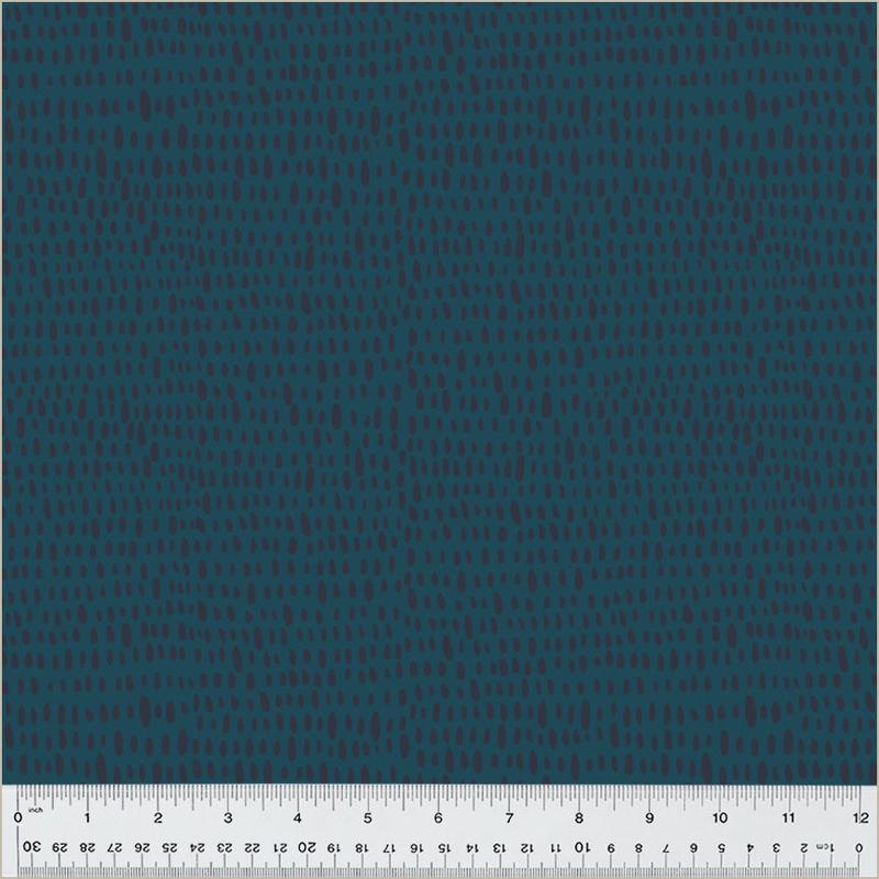 Moonlit Quilt Fabric - Rainfall in Ultramarine Blue - 54287-21