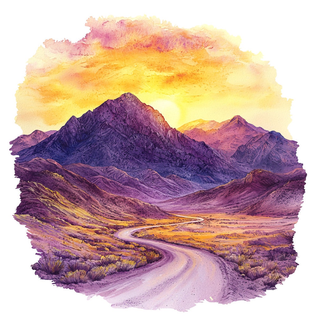 Route 66 Scene Fabric Panel 15