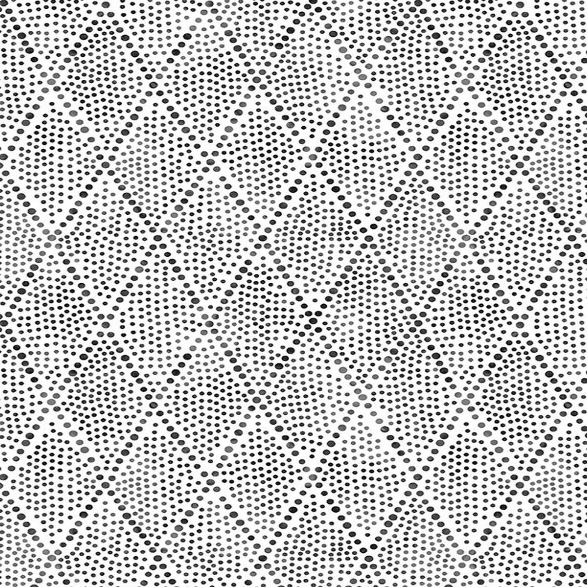 Diamond Dots White/Black