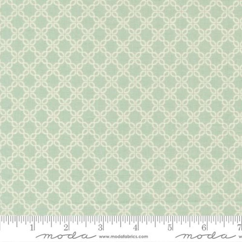 Fabric Moda Dusty Blue Lattice Sunbonnet by the Quarter Yard 31768-21