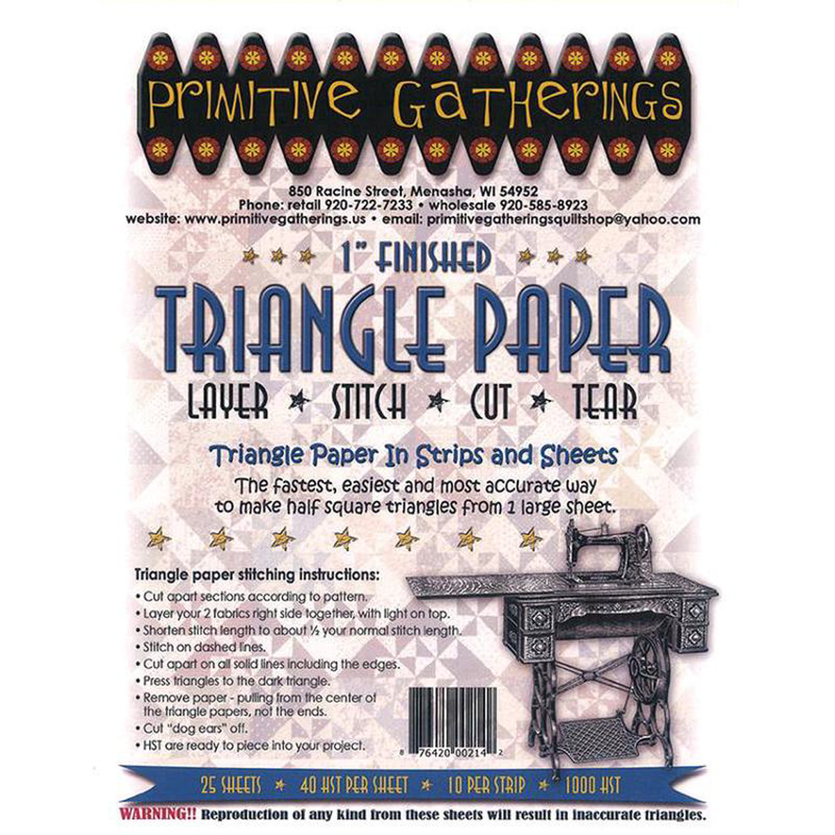 Triangle Paper 18243