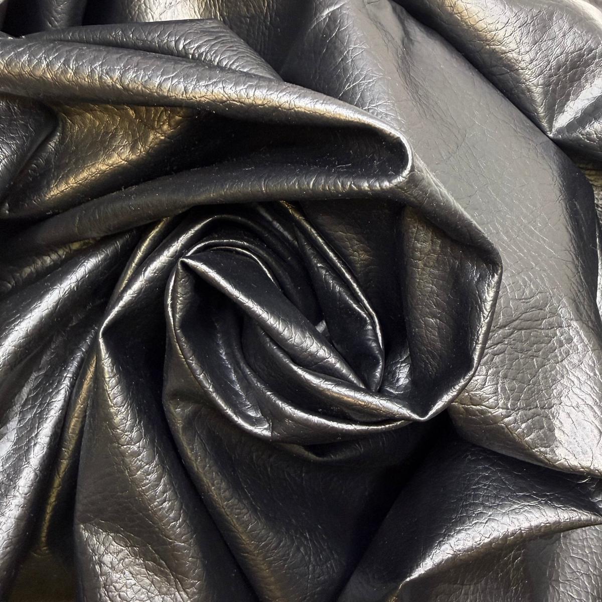 Fully Waterproof - Waterproof Pleather Polyester Backing PU/Poly Woven - Black/White - 1.65M Bundle