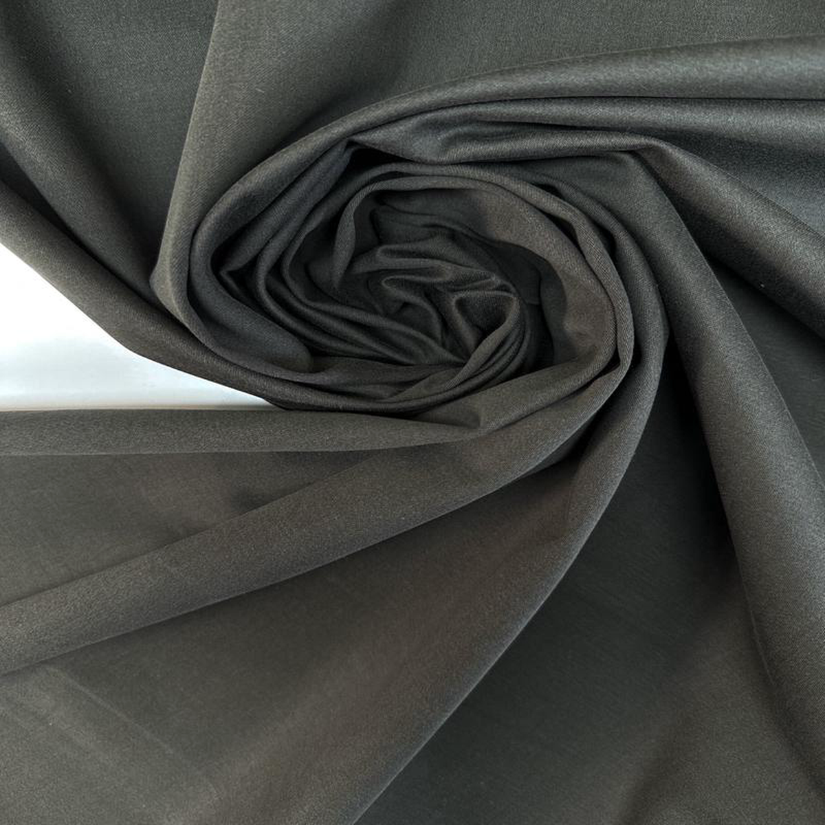 Gray Cotton Plain Woven