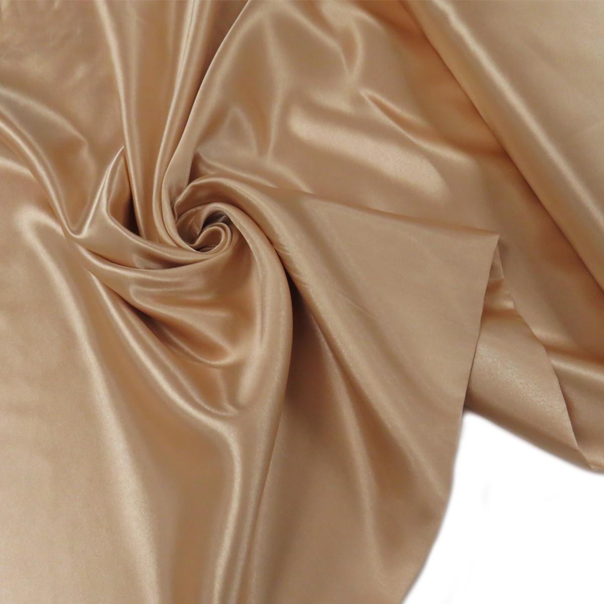 Satin Fabric 58", 100% Polyester - Champagne