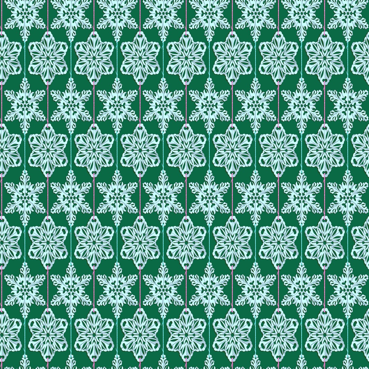 Cozy Christmas Paperflakes Mint