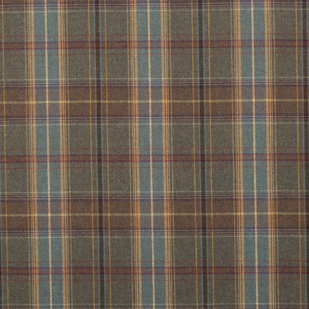 Mulberry Shetland Plaid Heather Fabric