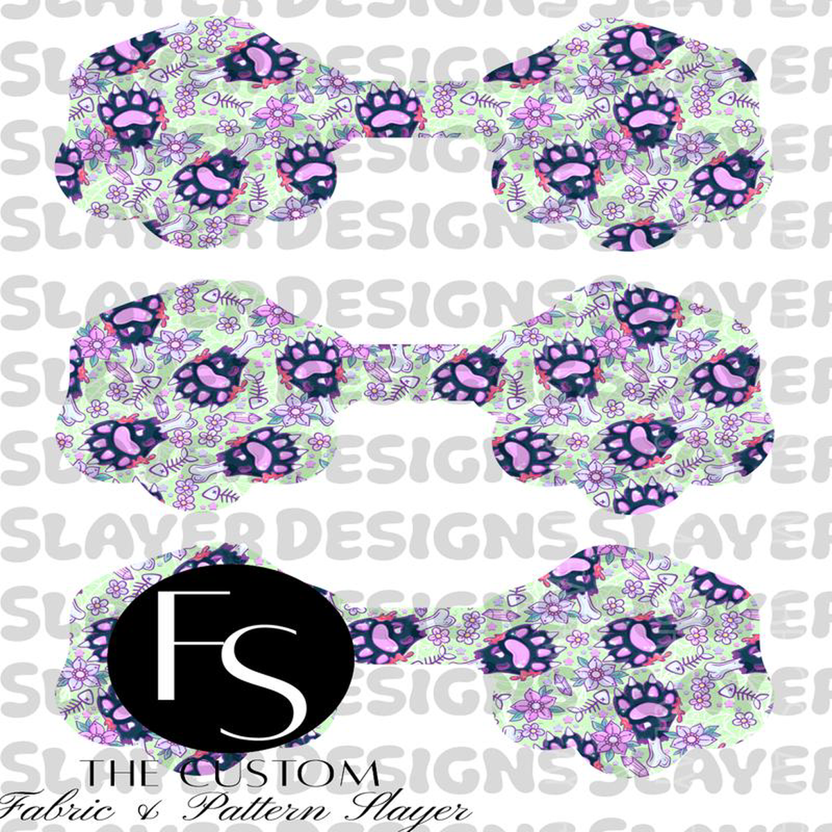 PAWCHAIN002 8211 Cut and Sew Keychains FABRICSLAYER 8211 Preorder
