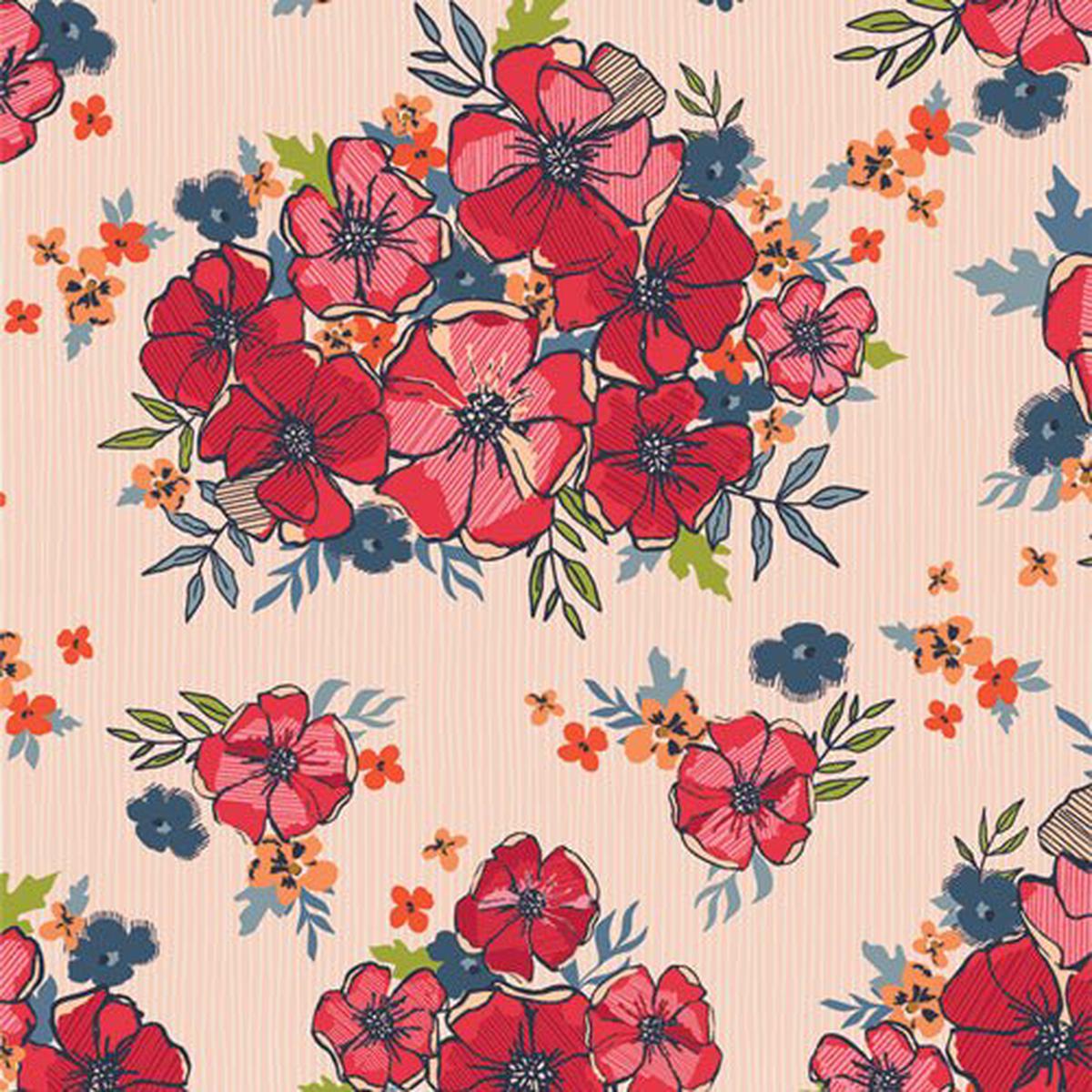 Blooming Burst Sunrise The Flower Fields for Art Gallery Fabrics - (14 yard)
