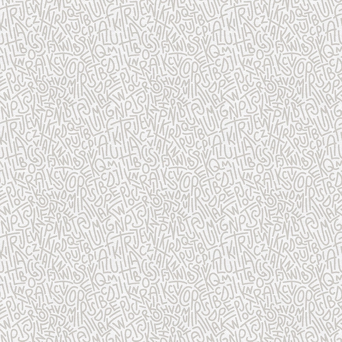 Curved Bold Caps - Grey
