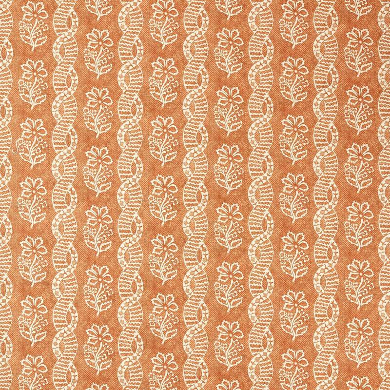 Dabu Stripe Indienne Amber/Blush Fabric by Zoffany