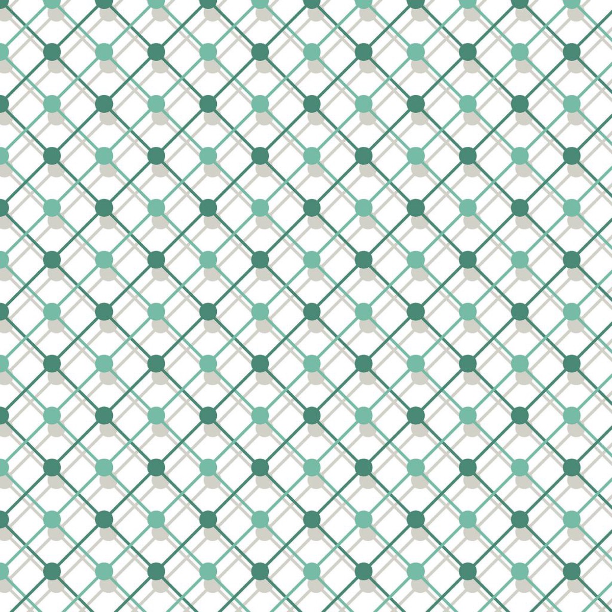 Illusion Trellis - Sea Mist - RM Coco - Fabric by the Yard