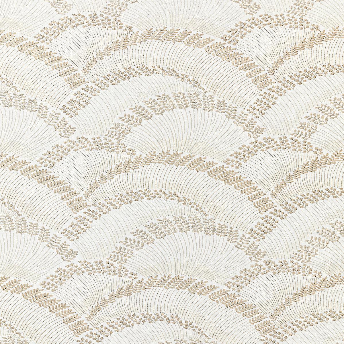 Lovegrass Embroidery Latte Fabric