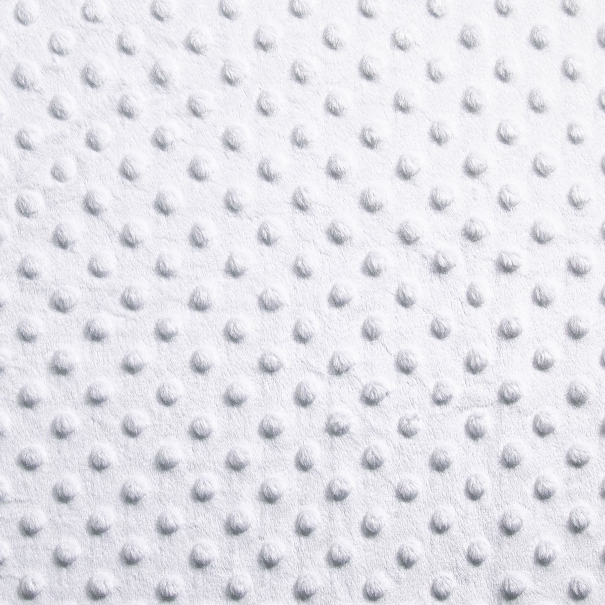 White Minky Fabric by the Yard | Oeko-TEX Plush | 60" Wide