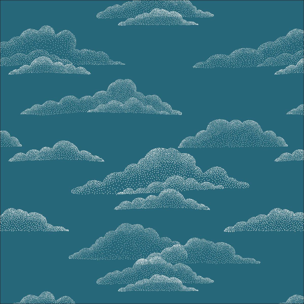 Baltic Woodland - Light Clouds Organic Cotton from Cloud9 Fabrics
