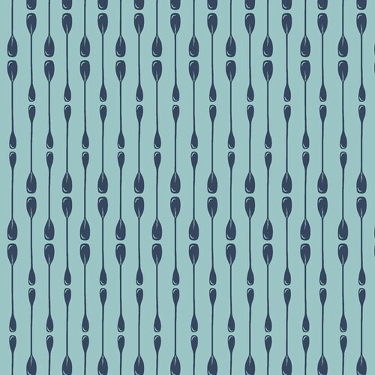 Paddle Rows cotton fabric, Lake Fishing fabric, AGF Catch & Release, QTR YD