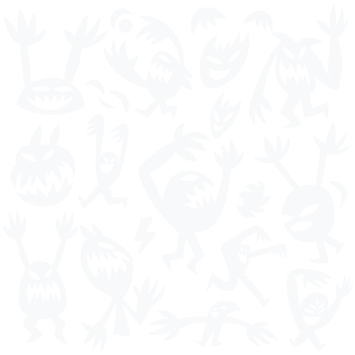 Halloween Funny Monsters Tone on Tone Fabric