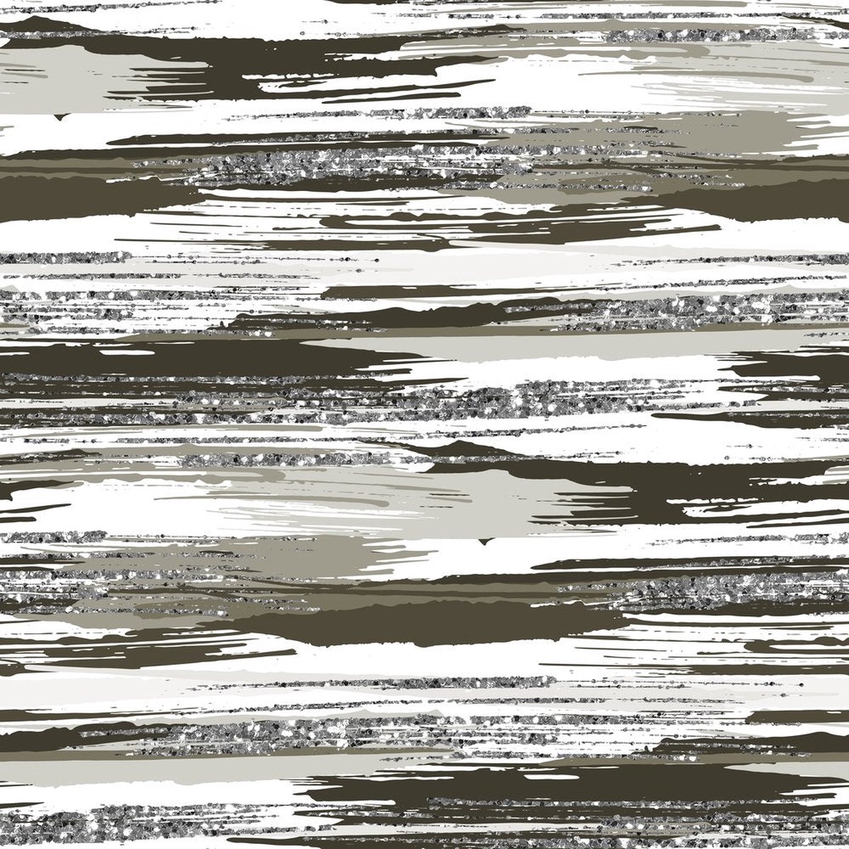 Silver Glitter and Brush Stroke Fabric - Warren Tavern