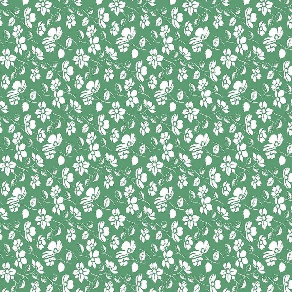 Always in Season - Mono Floral Green