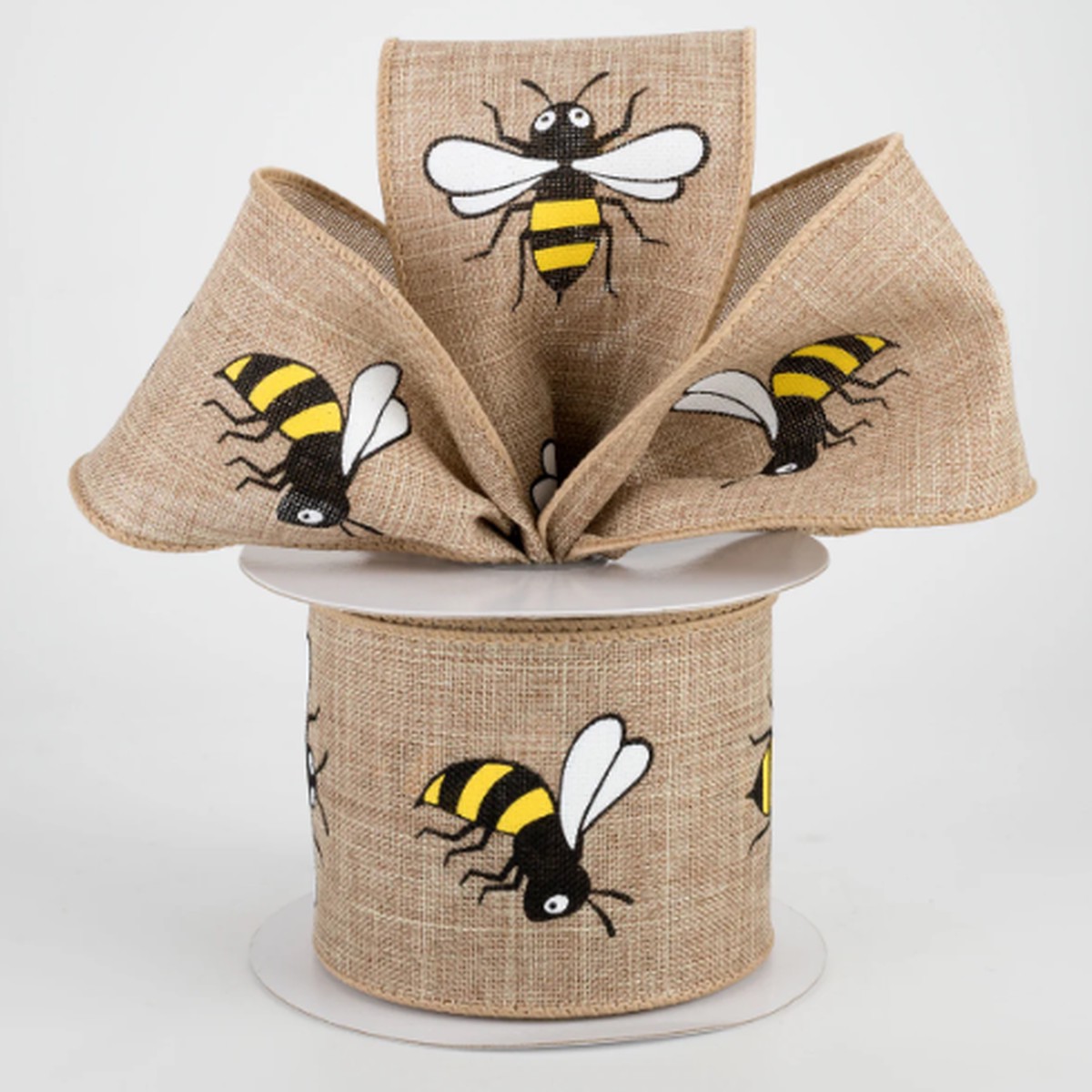 Jumbo Bumble Bee Ribbon 2.5"