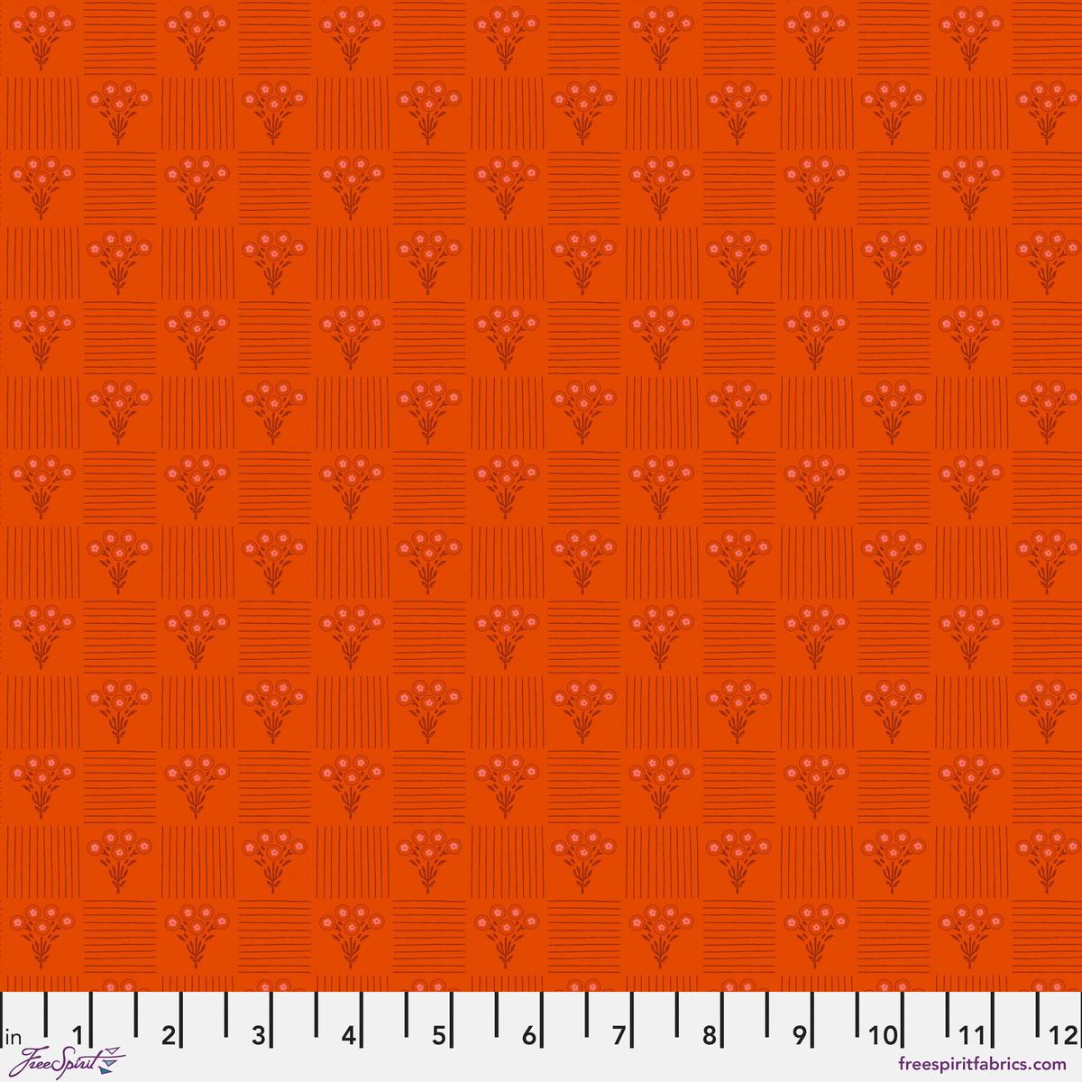 Sew Kind of Wonderful Pop Cloth Life Love Orange Fabric