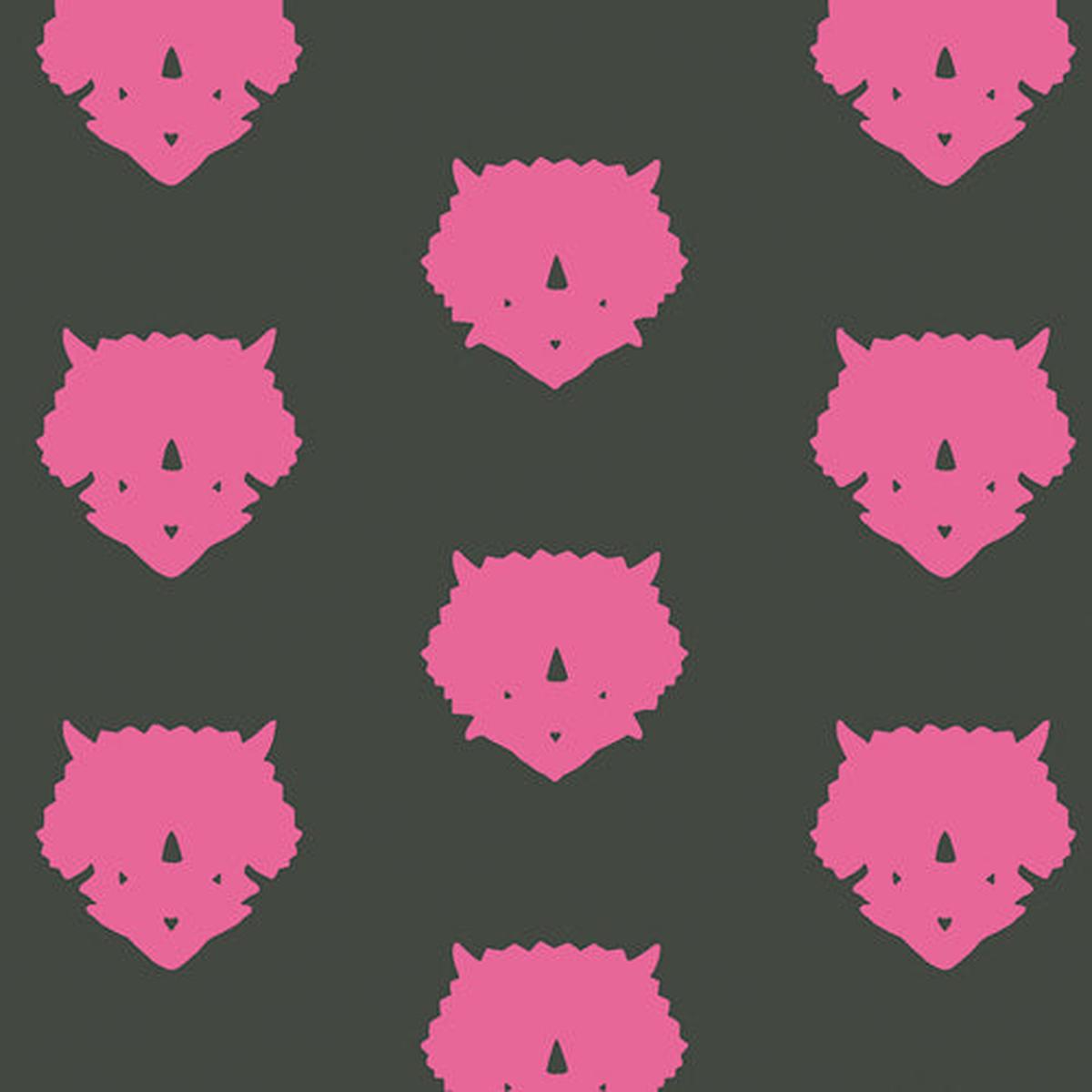 Triceratops Pink - Esoterra - by Katarina Roccella for Art Gallery 100% Cotton Fabric