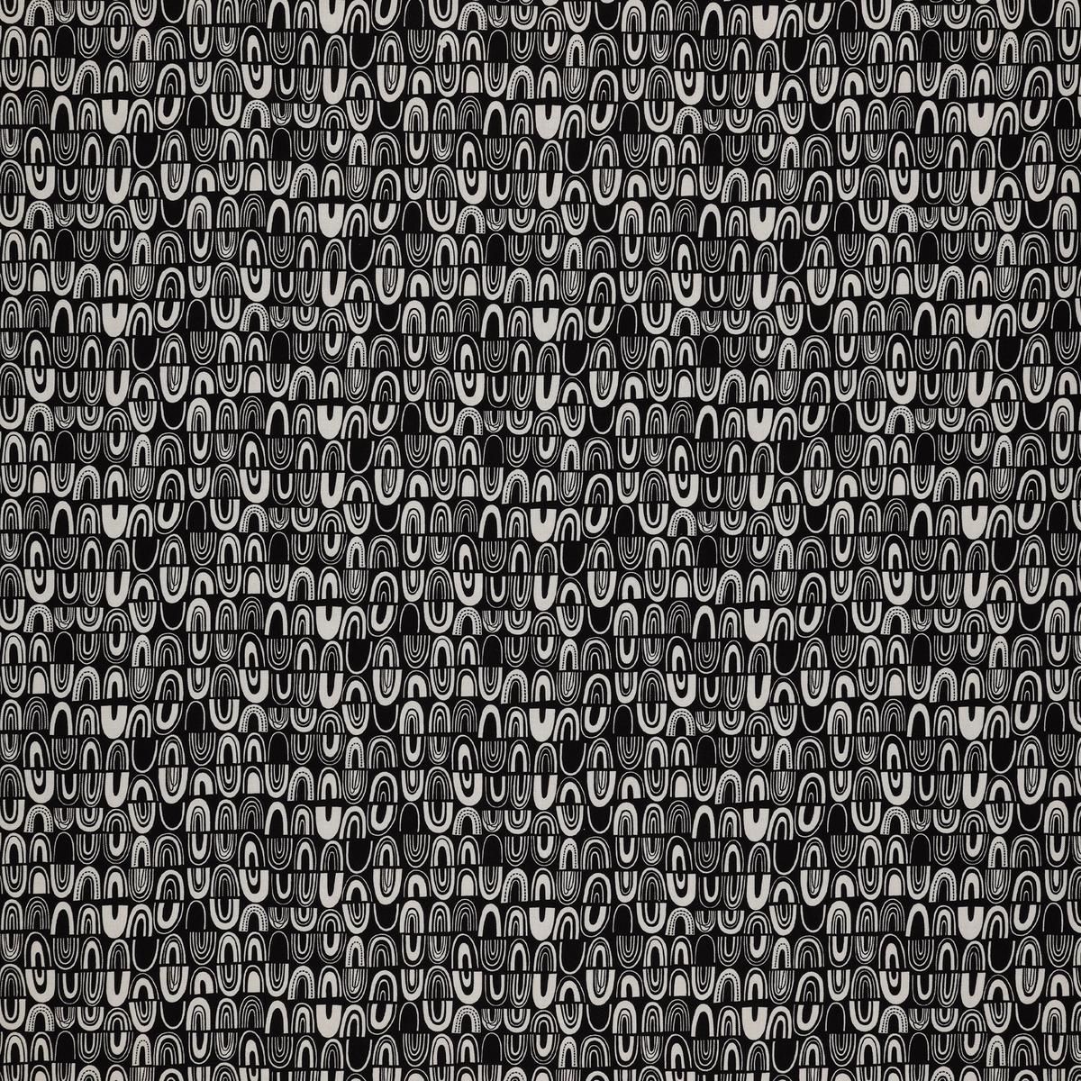 Black, White and Bloom Fabric Collection - Lesley Black/White