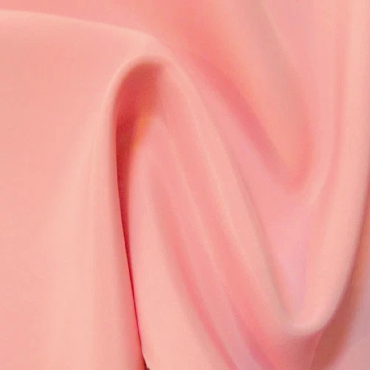 Gorgeous PINK SILK-Like Poly CREPE DE CHINE Solid Fabric