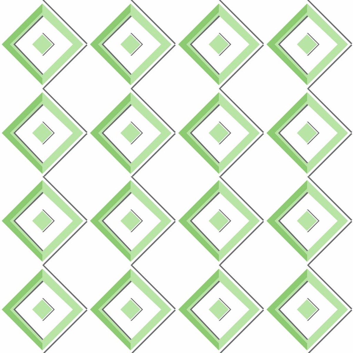 Harlequin Diamond - Clover - RM Coco - Fabric by the Yard