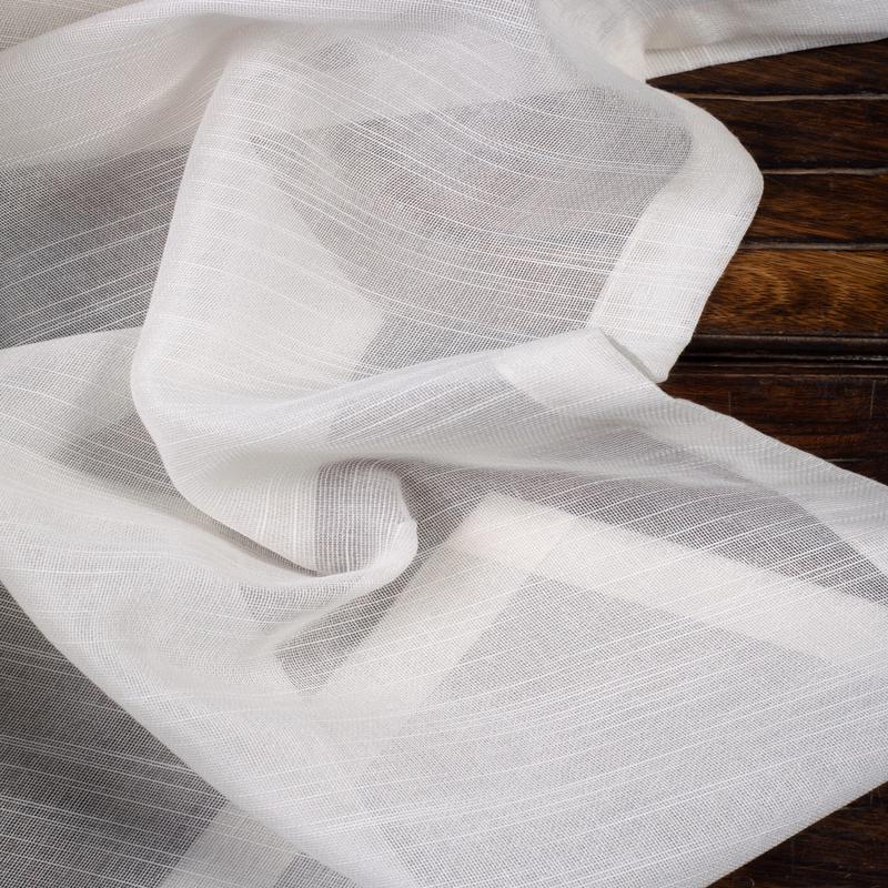 'Light Caramel' Fabric by the Metre (White)