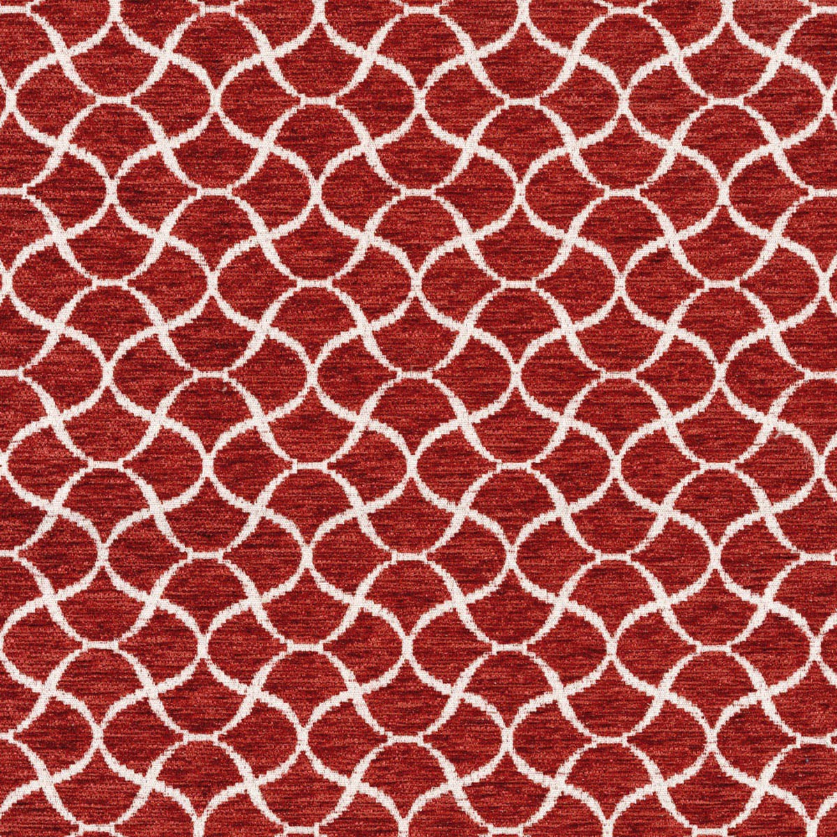 Wiggle Crimson Regal Fabric