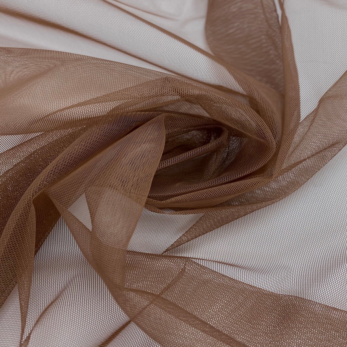 Caramel Swiss Beading Tulle