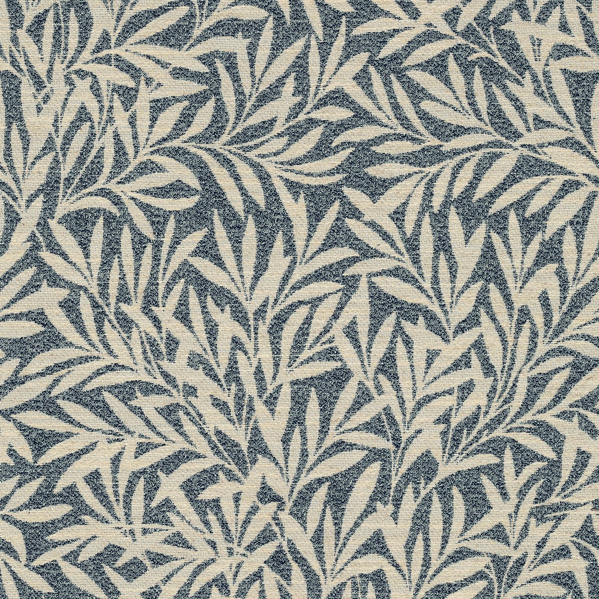 ANTE DECOR PREMIUM Leah Woven Fabric Navy Blue