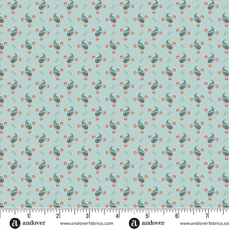 Fabric Andover Bisque Pasture Farmer's Daughter by Laundry Basket Quilts by the Quarter Yard A-10082-B