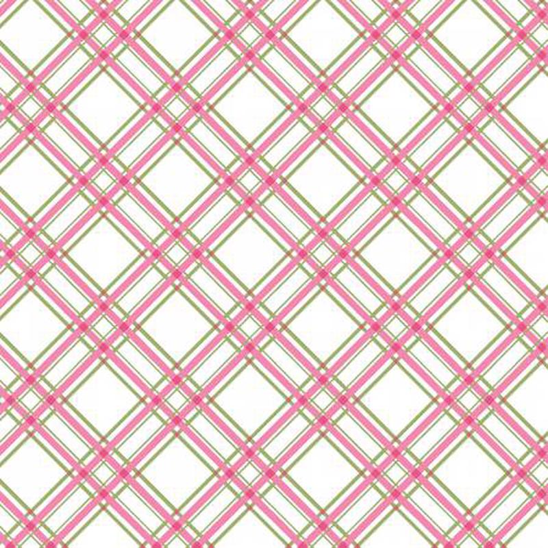 KimberBell - Diagonal Plaid - Pink