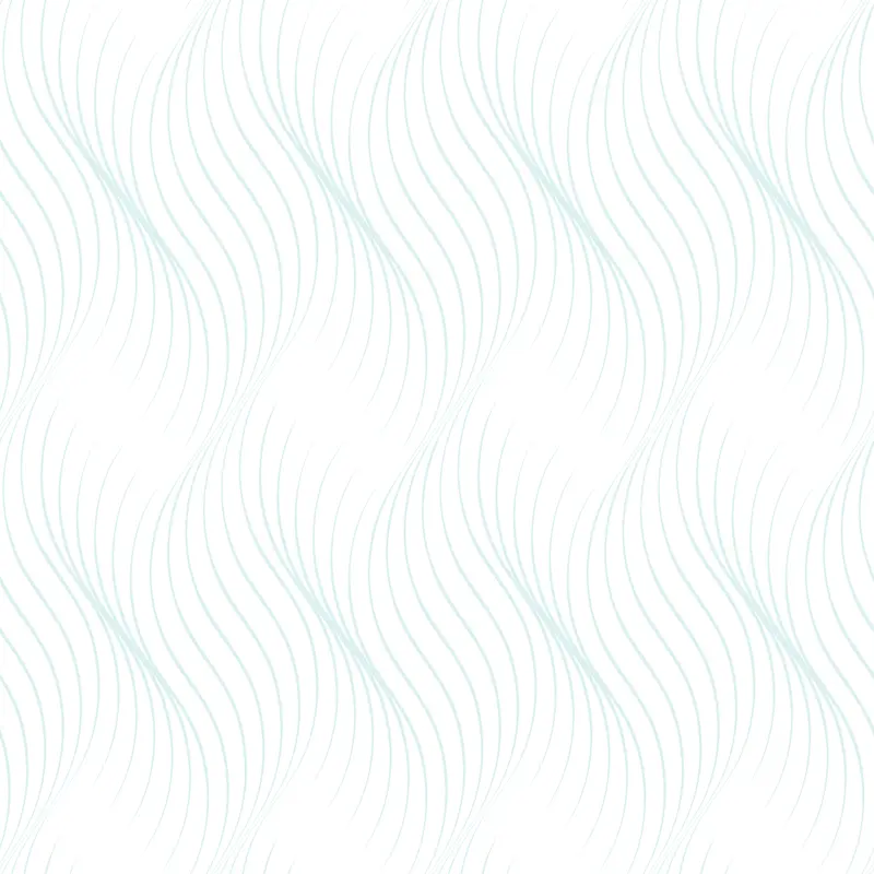 Endless Waves Fabric - Iceberg