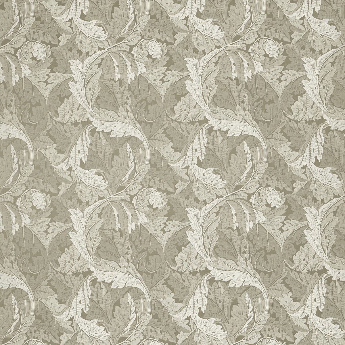 Acanthus Jacquard Natural Fabric