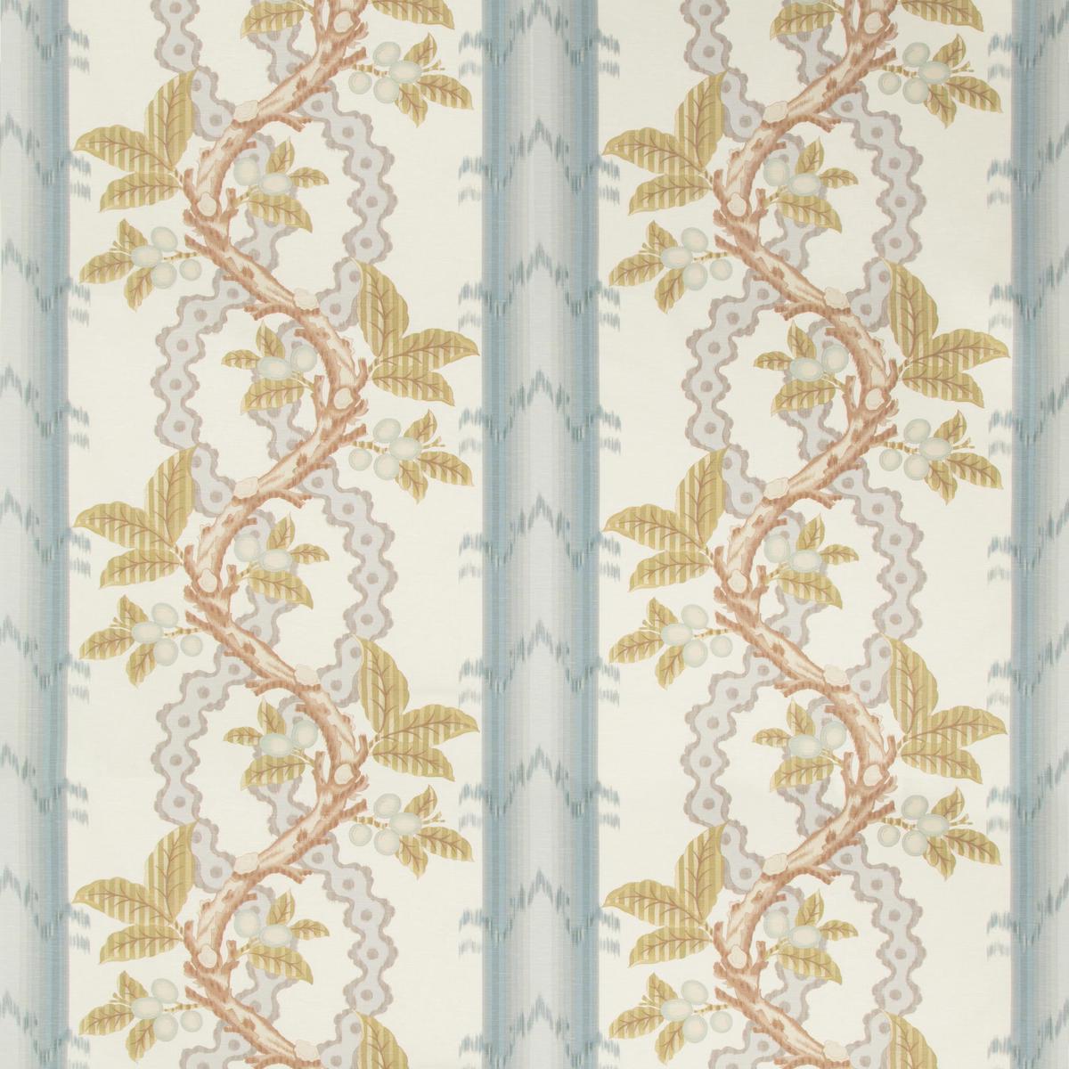 Brunschwig & Fils Josselin Cotton And Linen Print Slate/Grey Fabric