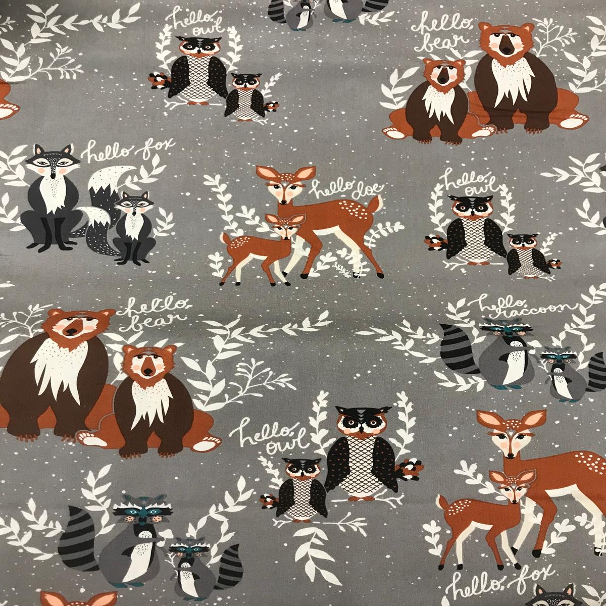 Oh, Hello Fog - Hello, Bear - Art Gallery Premium Cotton Fabric