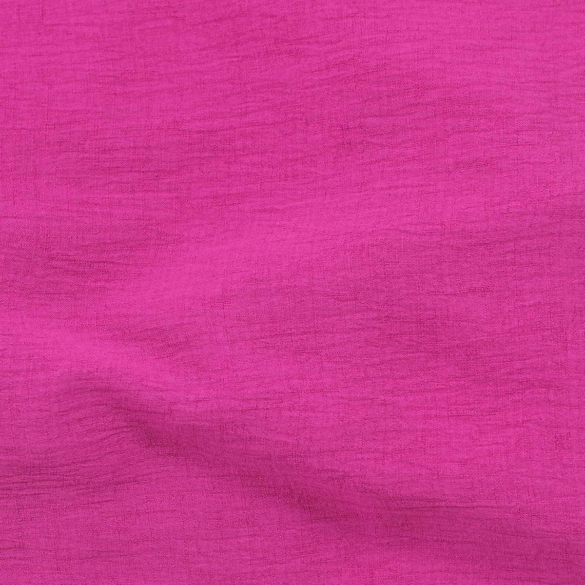 Rio Slub Crinkle Fuchsia