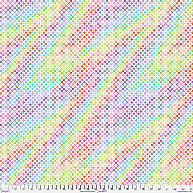 True Colors Minky Collection by Tula Pink Northern Lights Mint 100% Polyester 58/60 Wide Minky MKTP007.MINT Fabric