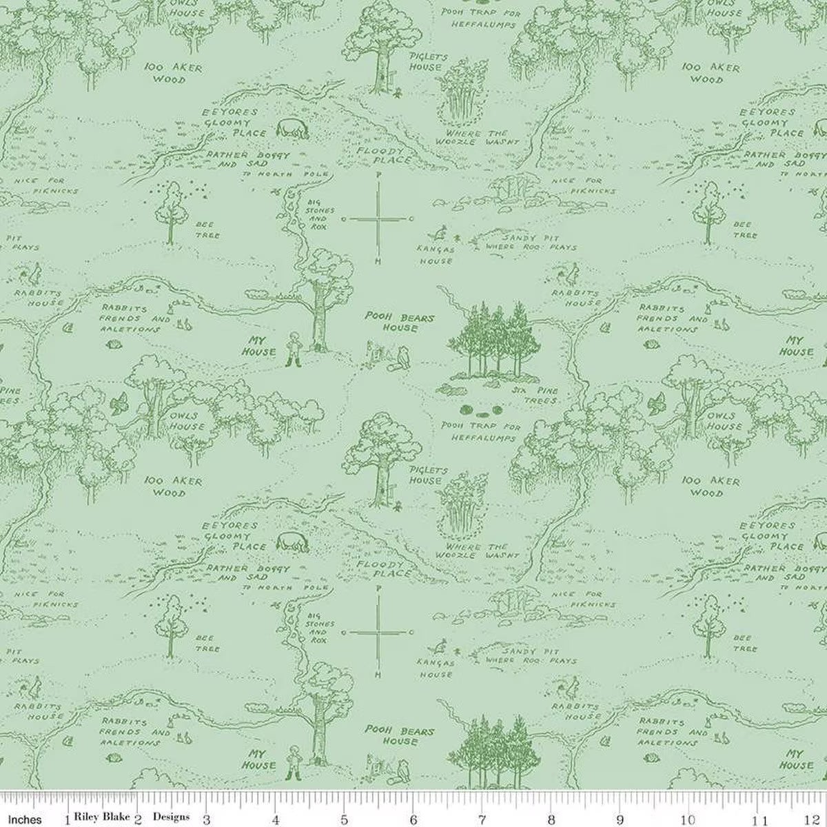 Winnie the Pooh C17001 Green