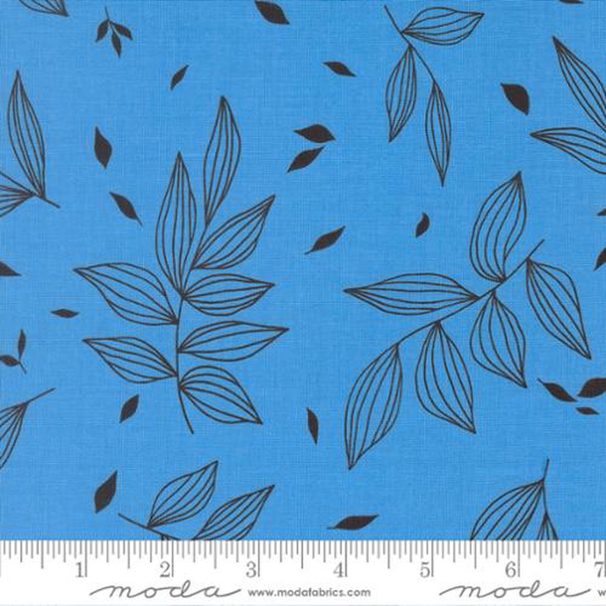 BLUE MY MIND Falling Leaves, True to Hue by Alli K for Moda Fabrics