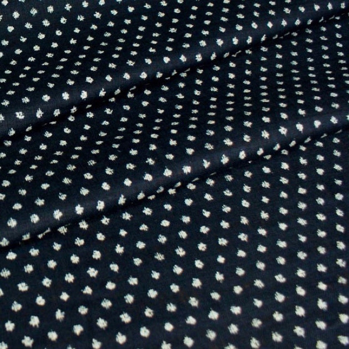 Japanese Indigo Print - Yuki Gasuri Dots