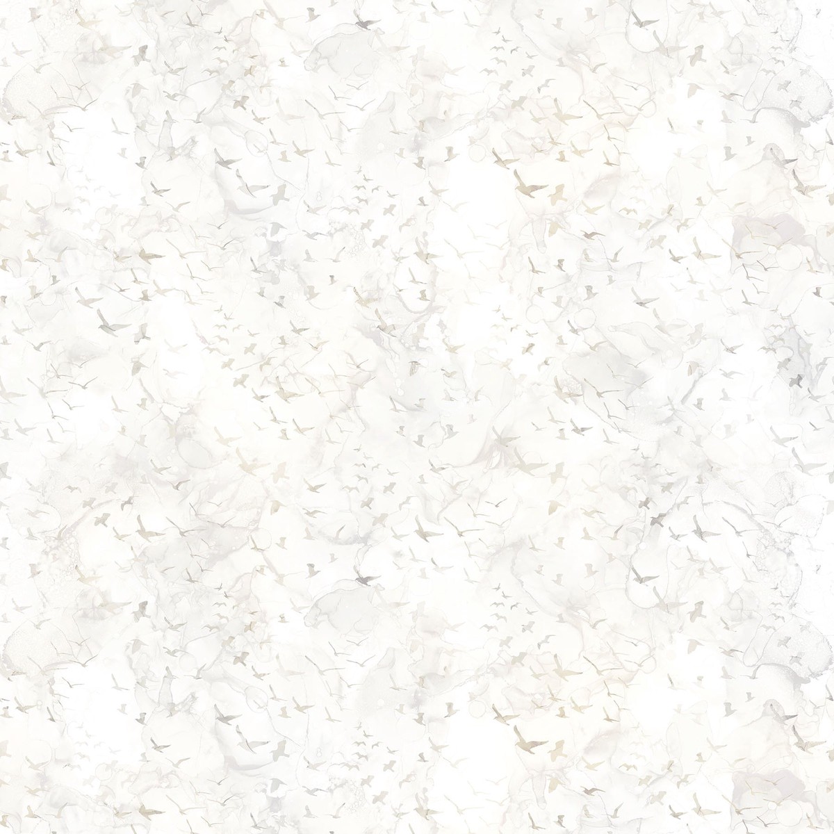 Fabric Northcott White Birds Misty Morning by the Quarter Yard DP28651-10