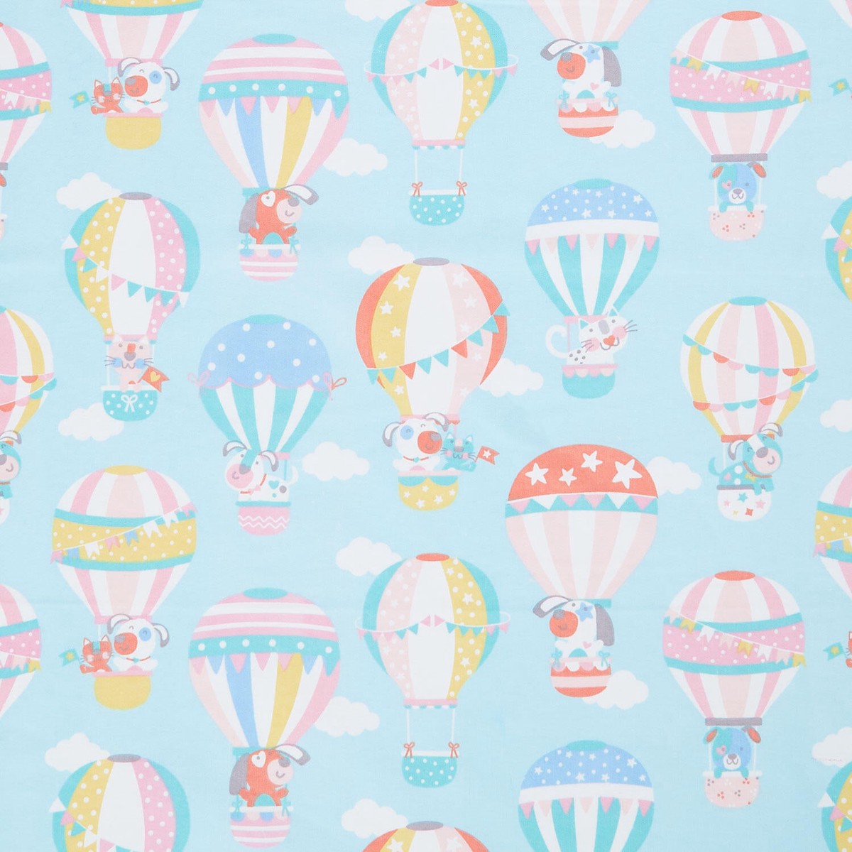 Twinkle Comfort Flannel - Up,Up & Away Flannel Sky Blue Yardage