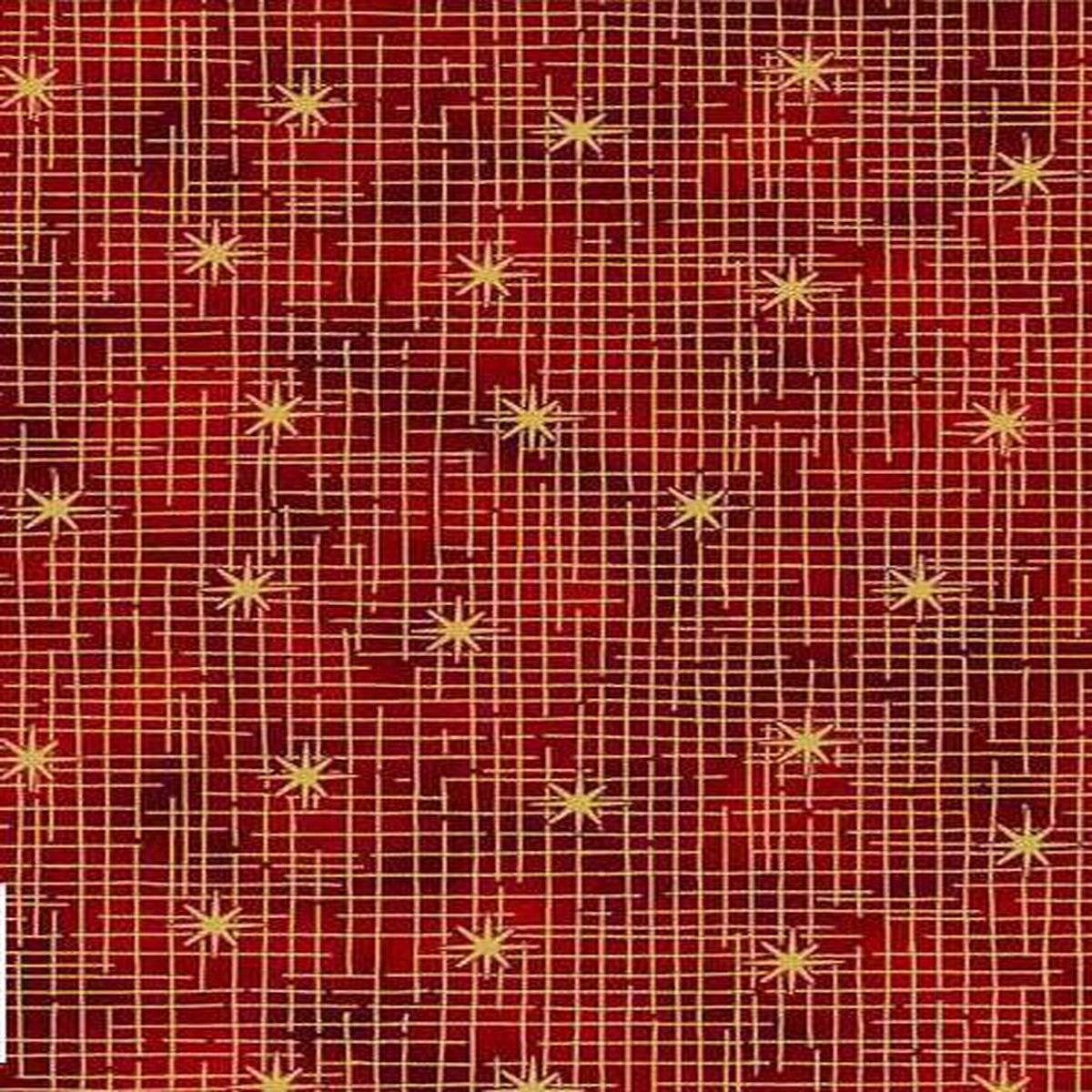 Petit Cristal Glimmer By Stof Cranberry / Metallic