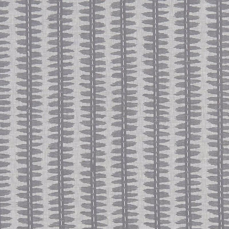 Risco Origins Charcoal Fabric by Clarke and Clarke