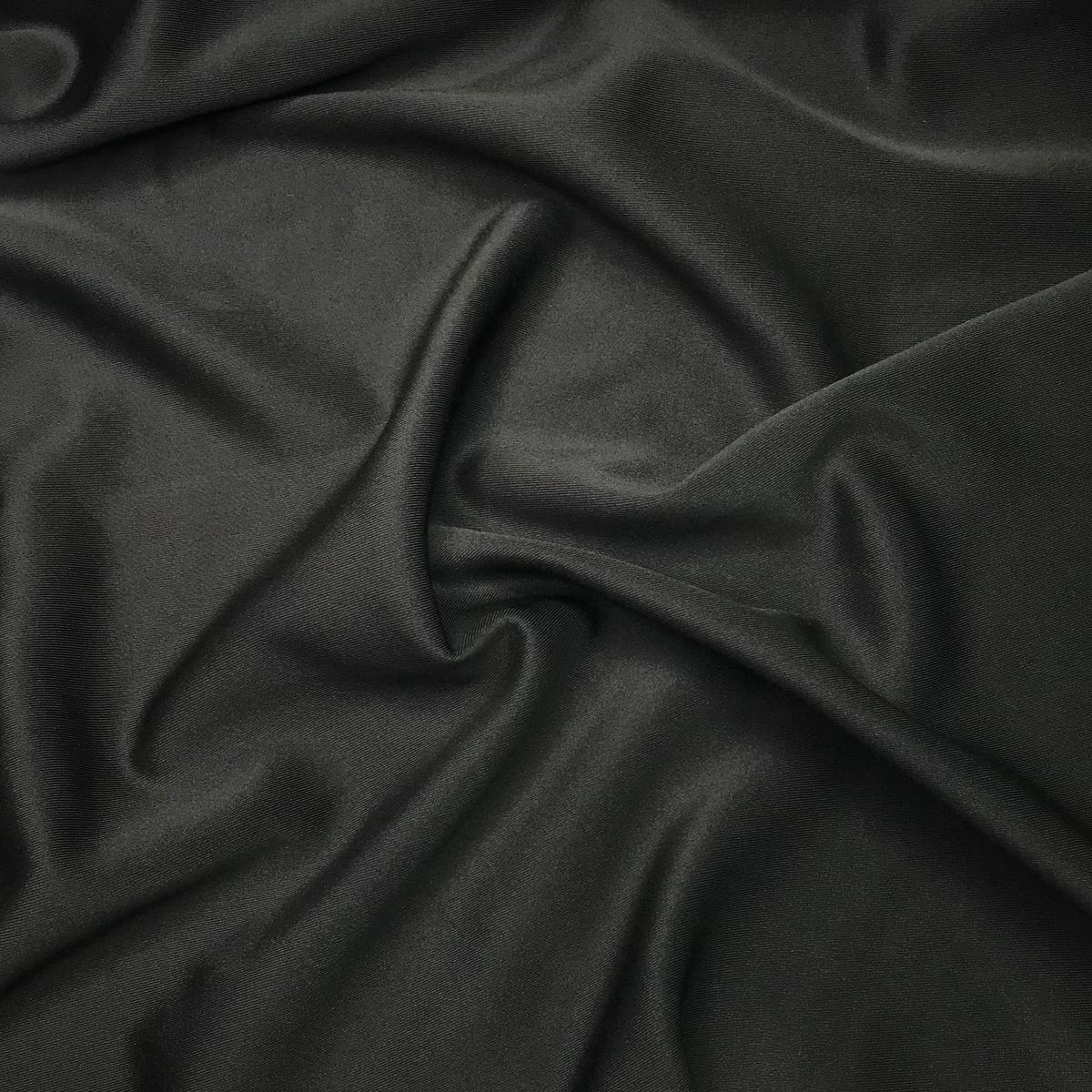 Black Ice - Jersey Poly Knit - Black - 3.85M Bundle