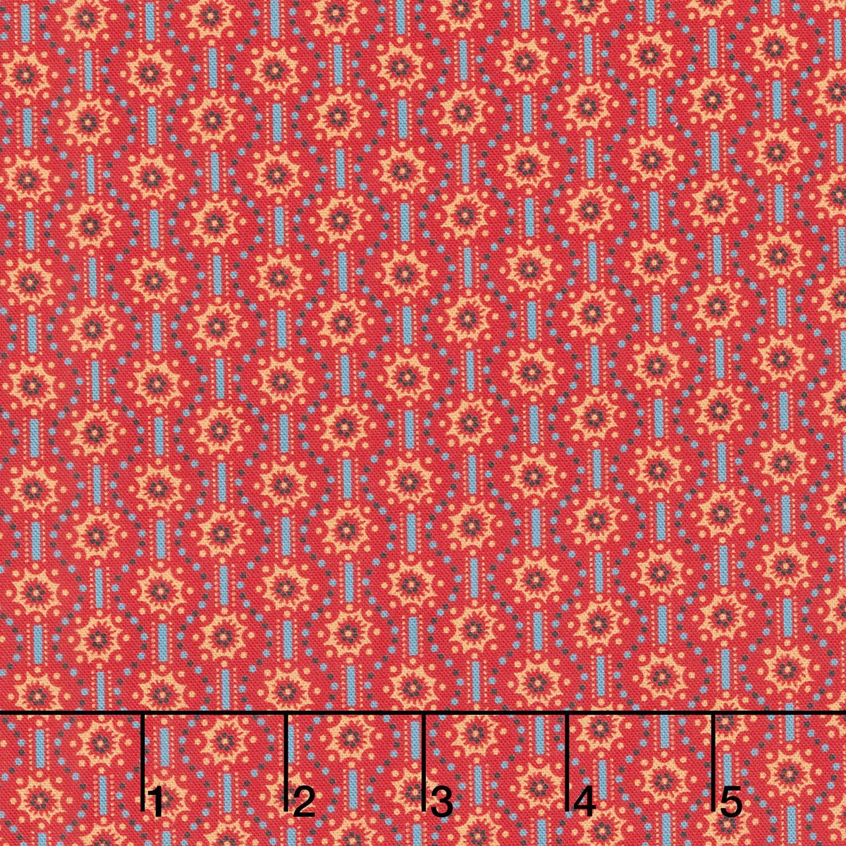 Circa - Turkey Red Sunbursts Turkey Red Yardage